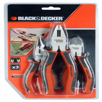 BLACK & DECKER Pliers Set 3x