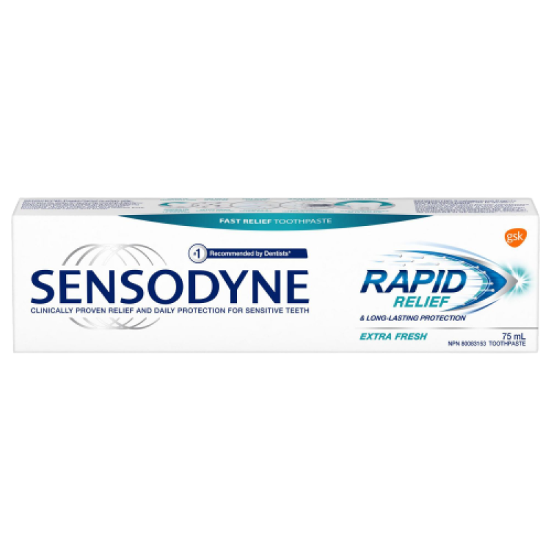 Sensodyne Rapid Relief Extra Fresh Toothpaste - 75 ml