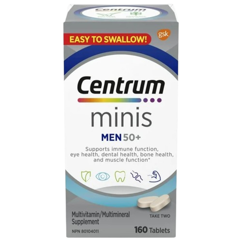 CENTRUM MINIS TB MEN 50+ 160 TB