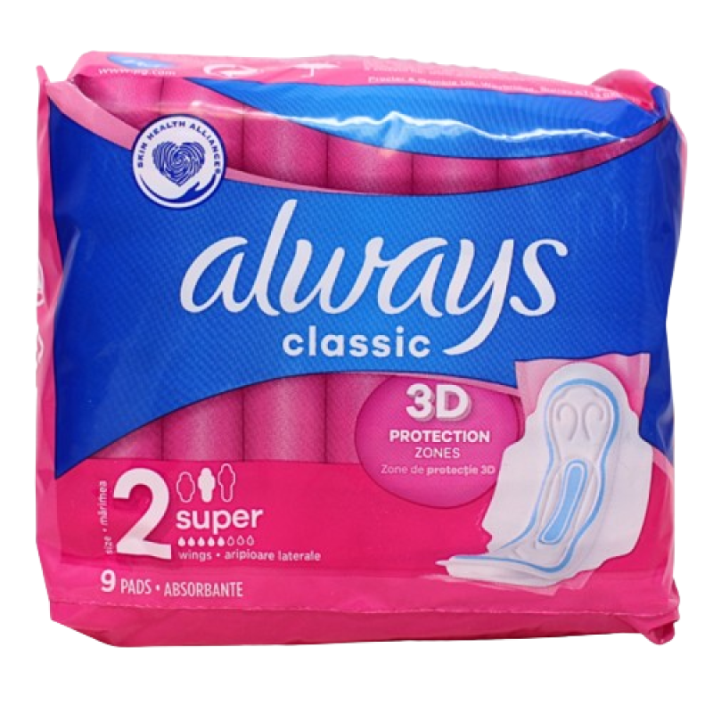 ALWAYS Classic Sanitary Pads 9pcs