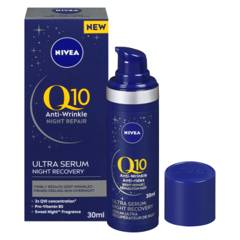 NIVEA Q10 ANTI-WRINKLE NIGHT REPAIR SERUM 30ML