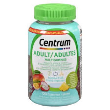 CENTRUM MULTIGUMMIES TROPICAL FRUITS ADLT 120
