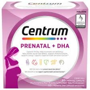 CENTRUM PRENATAL+DHA COMBO 60+60