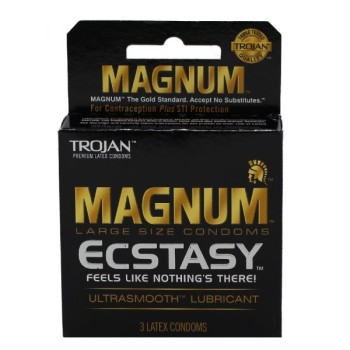 TROJAN 3CT MAGNUM ECSTASY ULTRA SMOOTH