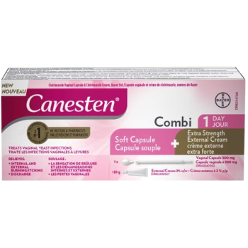 CANESTEN COMBI 1DAY SOFT CAPS + EXTERNAL CR XST