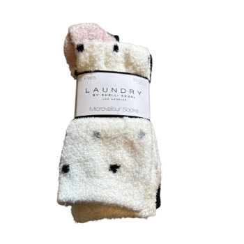Laundry By Shelli Segal Womens Cozy Plush Socks, multicolor (2 pairs)  [Pack of 6]