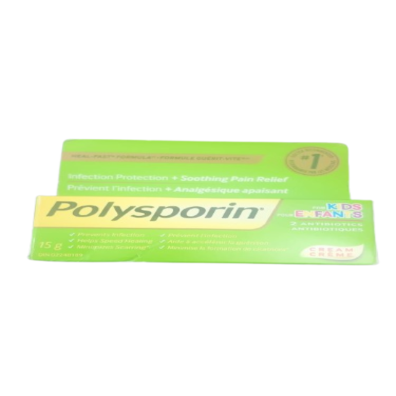 Sale - POLYSPORIN CHILDREN + 2 Antibiotics 15G *Damage box* Exp: 09/27
