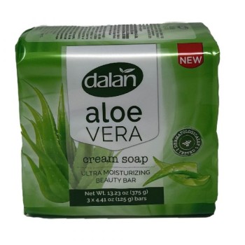 DALAN CREAM BAR SOAP 3CT X 125G ALOE VERA