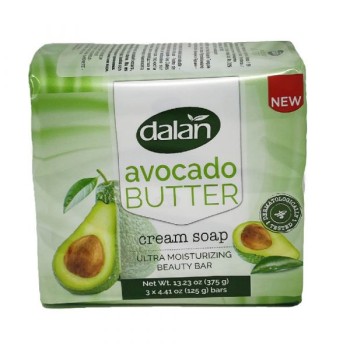 DALAN CREAM BAR SOAP 3CT X 125G AVOCADO BUTTER