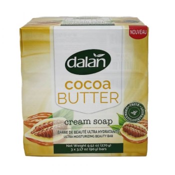 DALAN CREAM BAR SOAP 3CT X 90G COCOA BUTTER