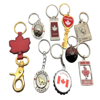Canada Key Chains Assorted [Pack of 12]